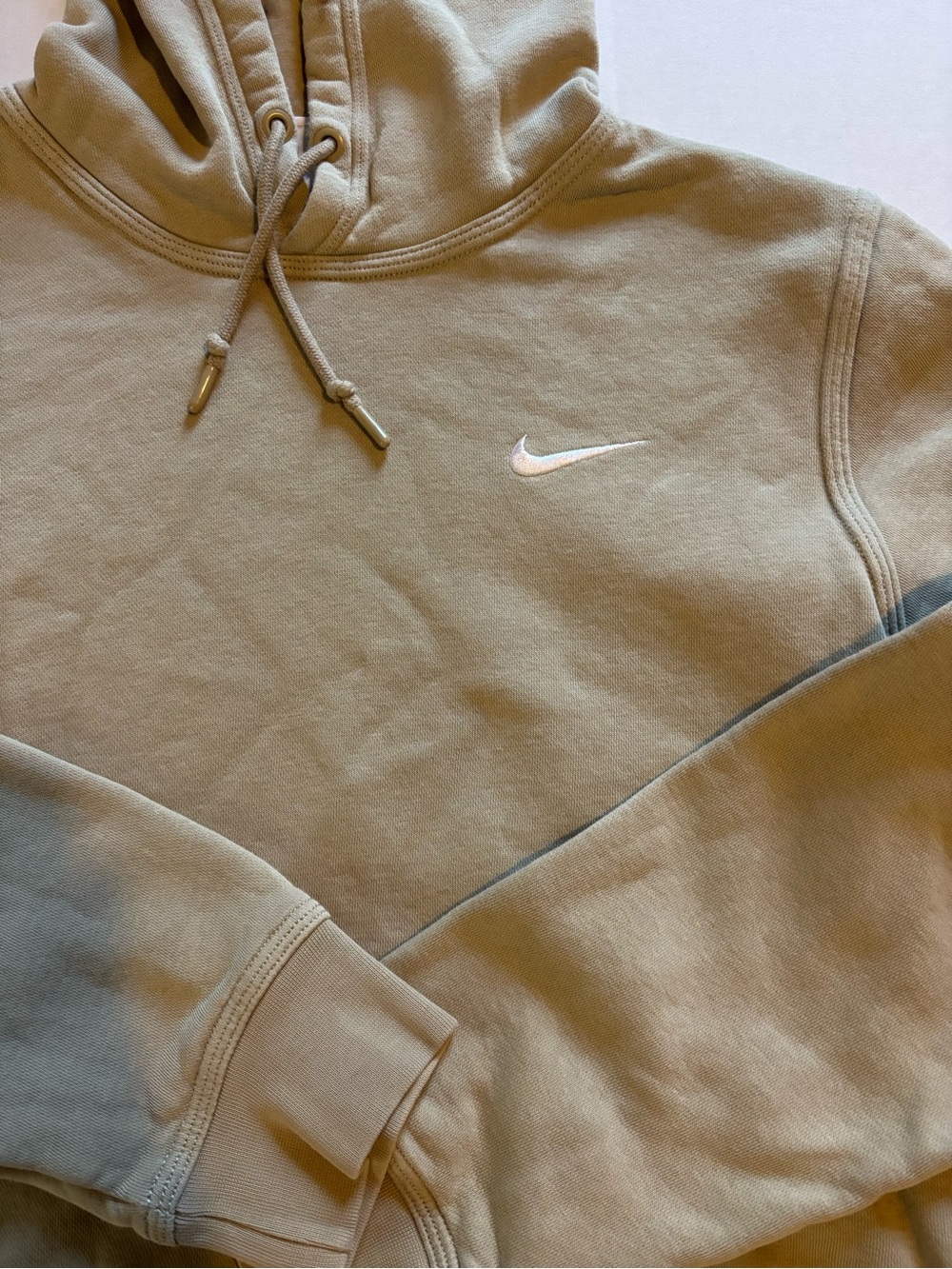 Nike Olive Green Logo Pullover Hoodie - Picture 3 of 4